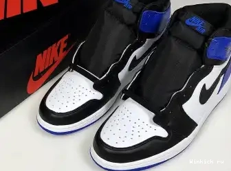 BLACK AIR 1 RETRO ROYAL-WHITE MENS SPORT “FRAGMENT” JORDAN 0605